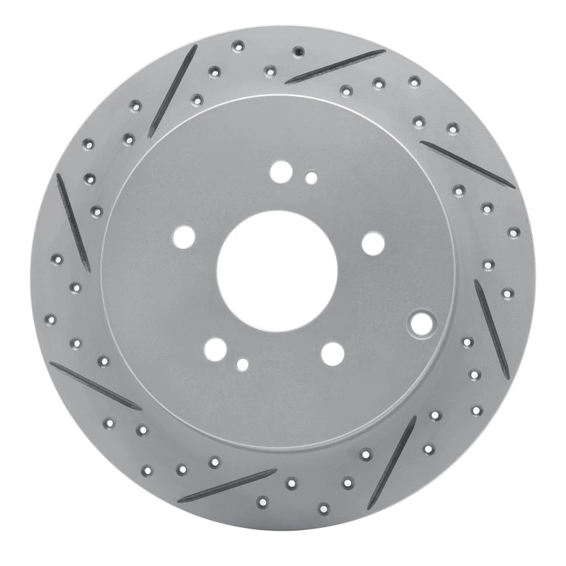 DFC 04-11 Mitsubishi Grandis (Mexico) Rear Left Drilled & Slotted Geoperformance Rotor
