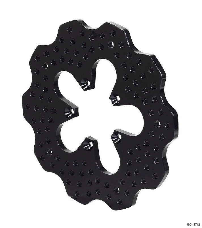 Wilwood Rotor-Alum Micro Vorne-Bohr-Scalloped 7,00 x 0,250 - 5 auf 2,375 Zoll