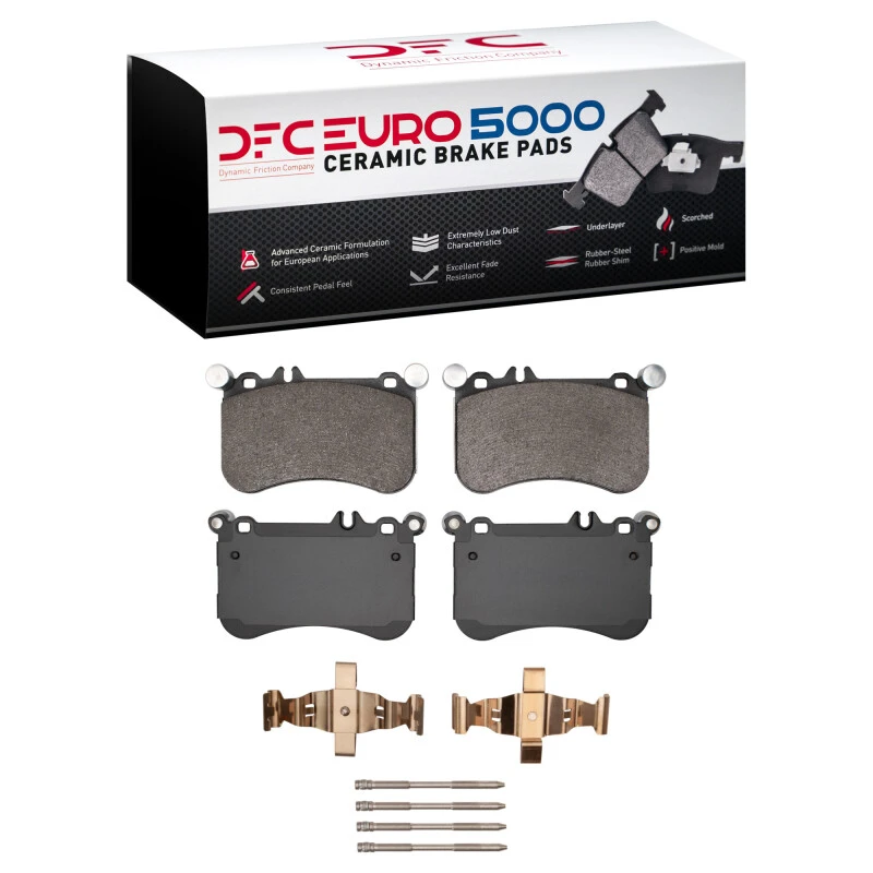 DFC 10-20 Mercedes-Benz SLK55 AMG Front Euro 5000 Ceramic Brake Pads and Hardware Kit