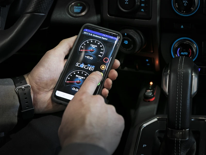 aFe Power 18-21 Jeep Wrangler JL 2.0L (t) Scorcher Blue Bluetooth Leistungsmodul