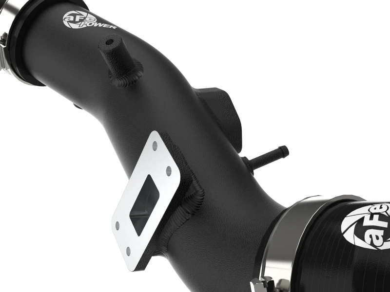 aFe BladeRunner 2-1/2 IN Aluminium-Kaltlufteinlassrohr Schwarz 17-20 Hyundai Elantra GT L4-1.6L (t)