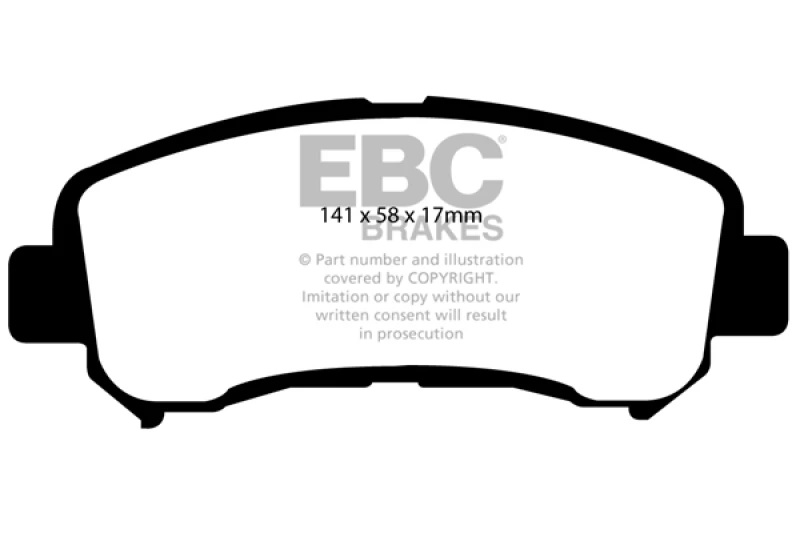EBC 14-18 Nissan Juke Nismo RS 1.6T Bluestuff Front Brake Pads