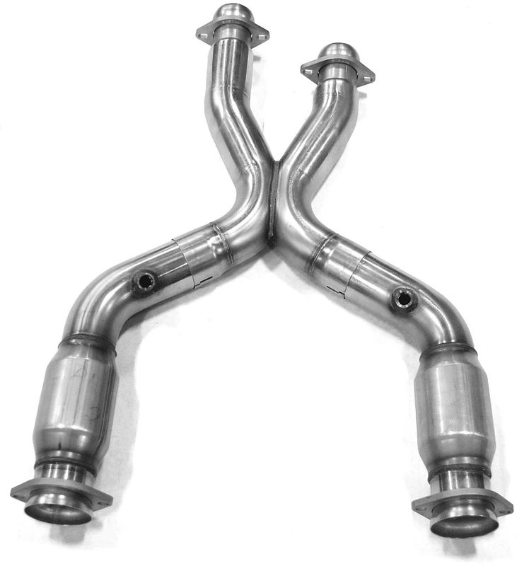 Kooks 96-04 Ford Mustang SVT Cobra Mach 1 SVT Cobra 1-3/4 x 3 4V mit EGR-Header und Catted X-Pipe Kit