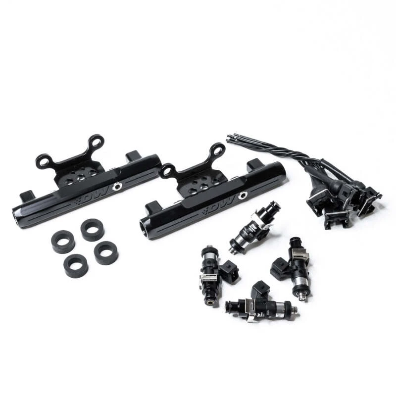 DeatschWerks 04-06 Subaru STI/LGT Side Feed to Top Feed Fuel Rail Conv Kit w/ 1500cc Injectors