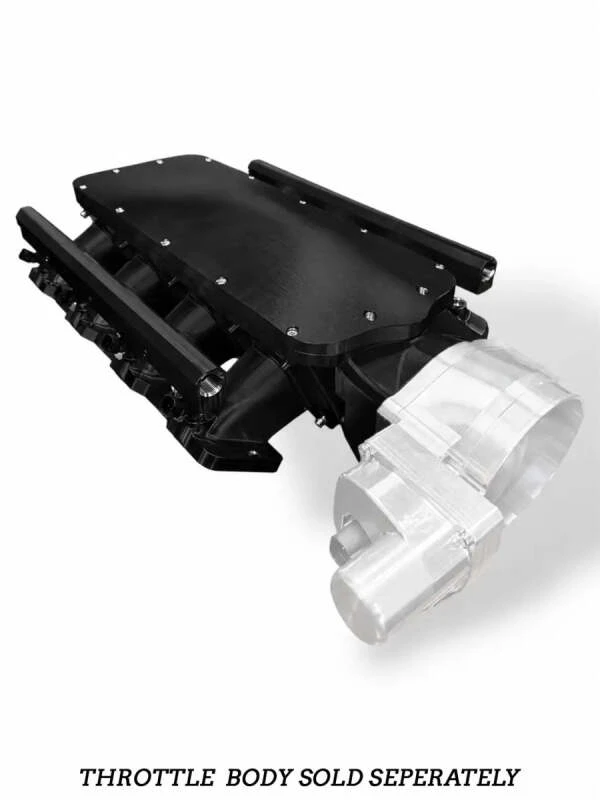 Granatelli LS 105mm Opening Billet Intake Manifold - Black