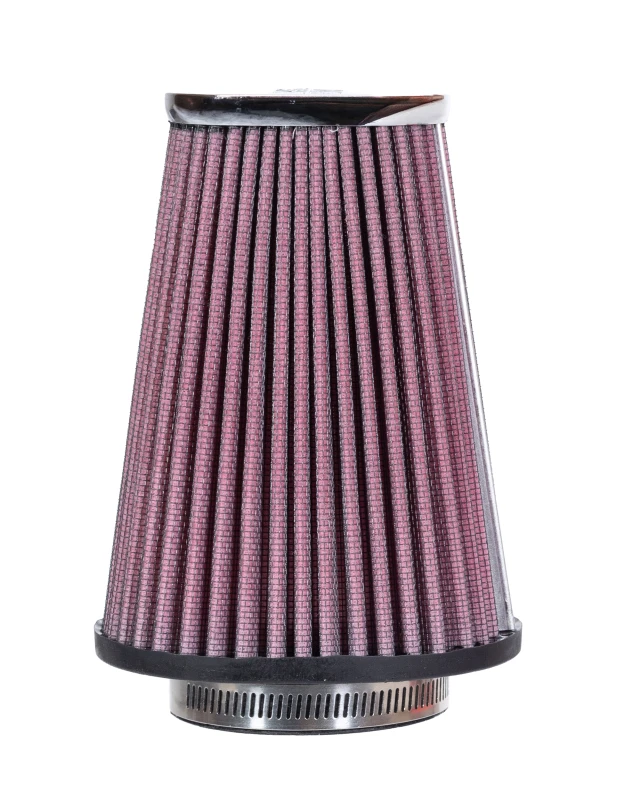 K&N Universeller Clamp-On-Luftfilter 2-7/16 Zoll Flansch 4-1/2x3-3/4 Zoll Basis 3x2 Zoll Oben 6 Zoll Höhe