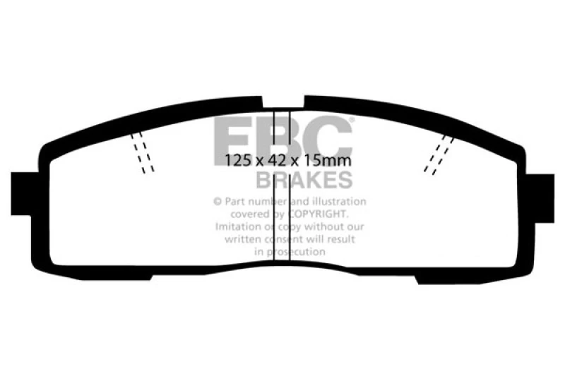 DP2608_2-67932091bf62c EBC 86-92 Toyota Supra 2.8 Ultimax2 Rear Brake Pads