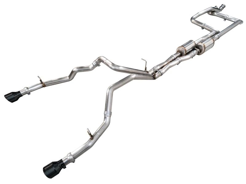 AWE Tuning Dual Rear Exit Catback Auspuffanlage für 2025+ RAM 1500 RHO 3.0 I6 TT