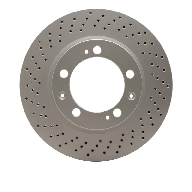 DFC 94-98 Porsche 911 Left Front Drilled GeoSPEC Coated Rotor