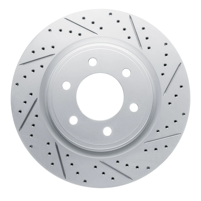DFC 21-26 Ford F-150 Rwd Front Right Drilled & Slotted Geoperformance Rotor