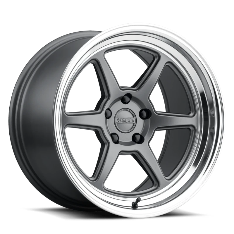 Kansei K14G Roku 18x8.5in / 5x108 BP / 35mm Offset / 63.4mm Bore - Matte Gunmetal