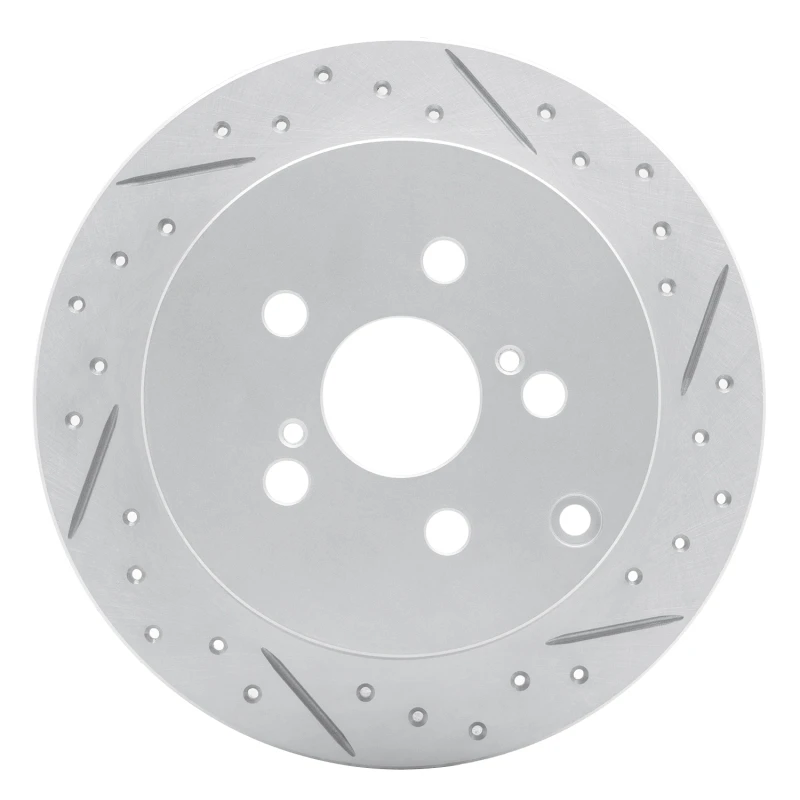DFC 00-10 Pontiac Vibe Rear Right Drilled & Slotted Geoperformance Rotor