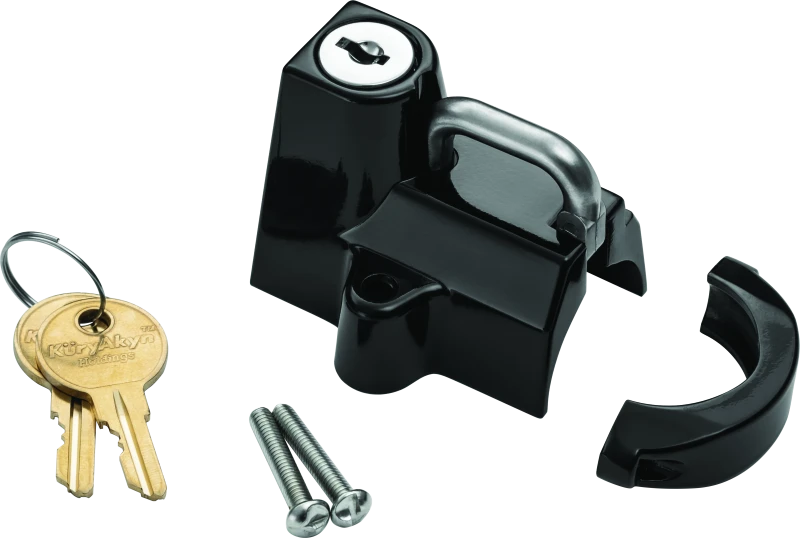 Kuryakyn Universal Helmet Lock 7/8-1-1/4 Black