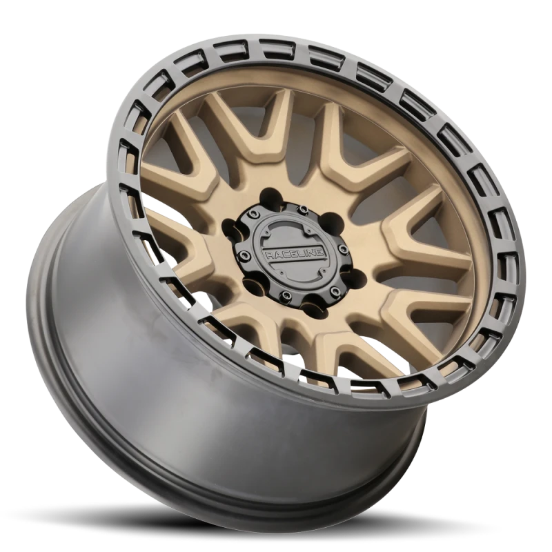 Raceline 953BZ Krank 17x8.5in / 6x139.7 BP / 0mm Offset / 106.1mm Bore - Bronze Wheel