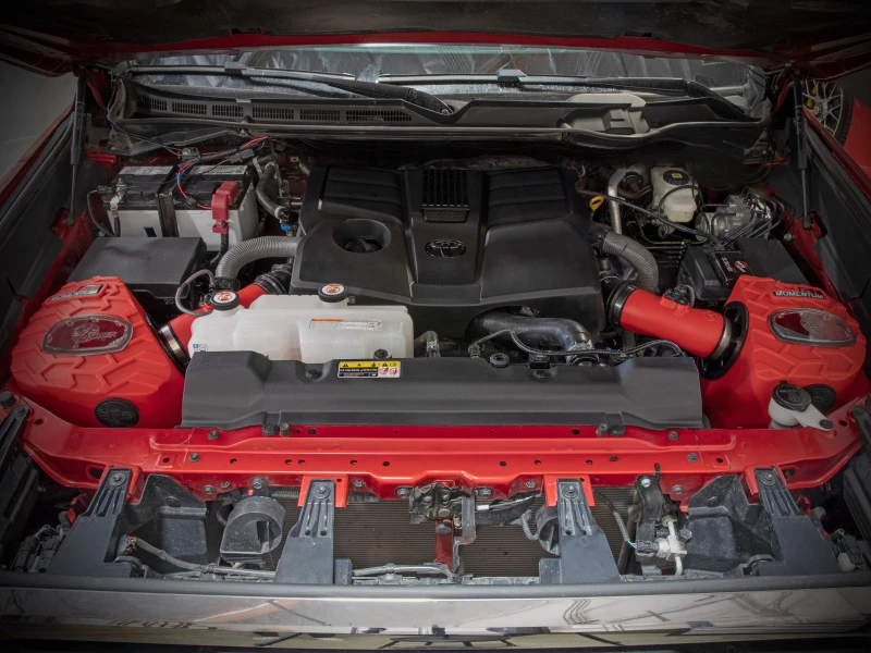 aFe POWER Momentum GT Pro Dry S Ansaugsystem 22-23 Toyota Tundra V6-3.4L (tt) Red Edition