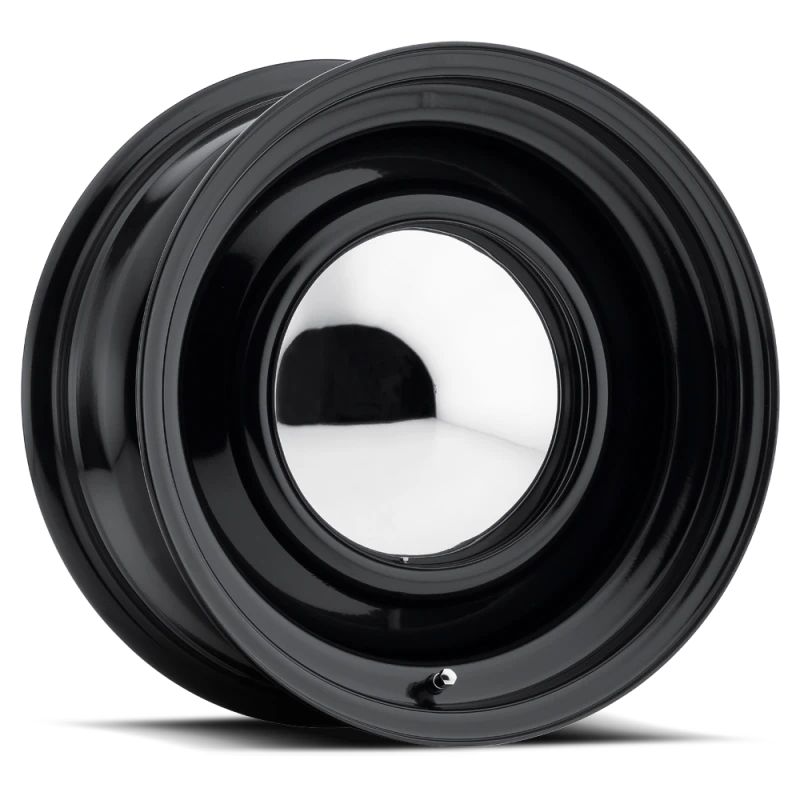 Raceline Black 15X6 5X5/5.5 (3.7In BS) Smoothie Wheel w/Cap