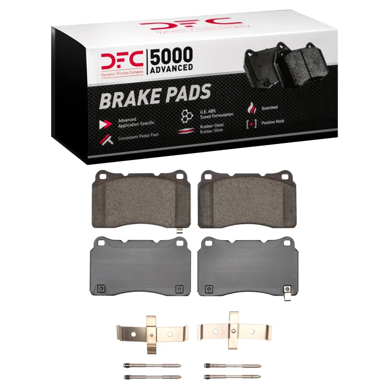 DFC 10-16 Hyundai Genesis Coupe Front 5000 Advanced Ceramic Brake Pads and Hardware Kit