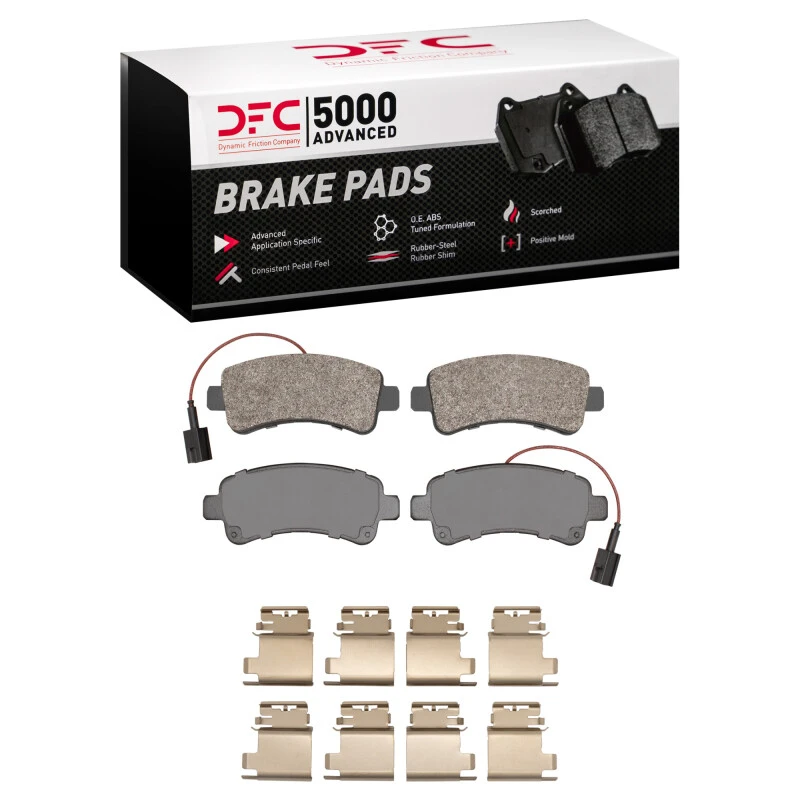 DFC 14-21 Ram ProMaster 2500 Rear 5000 Advanced Semi Metallic Brake Pads and Hardware Kit