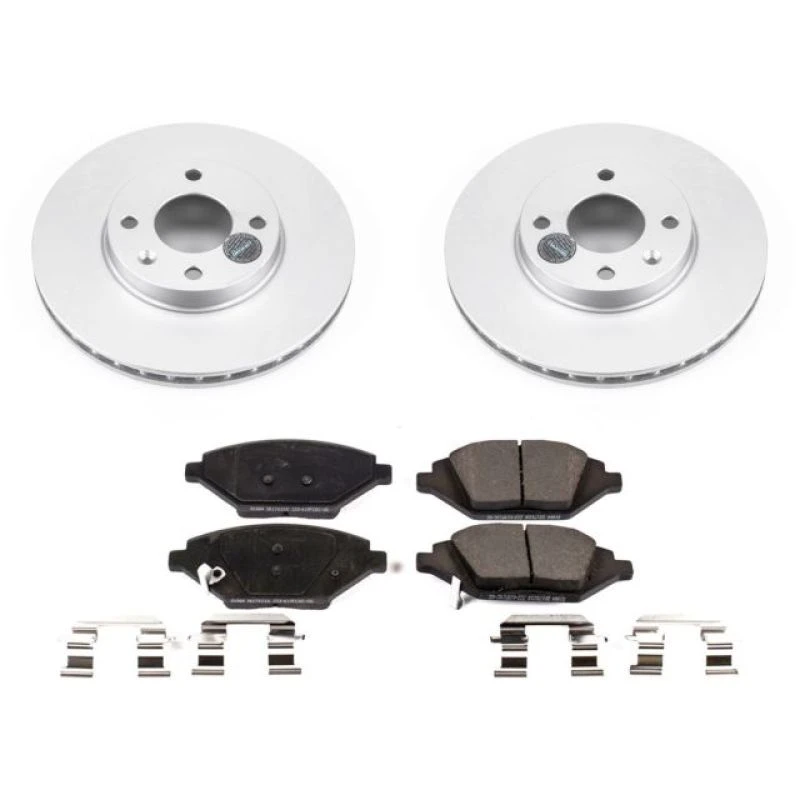powerstop_CRK7844-6794587c08e94 Power Stop 16-19 Chevrolet Spark Front Z17 Evolution Geomet Coated Brake Kit