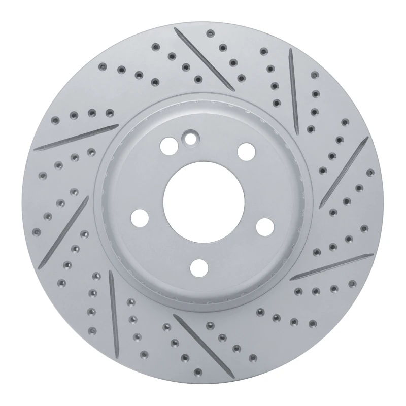 DFC 16-23 Mercedes-Benz Glc300 Rear Right Drilled & Slotted Geoperformance Rotor