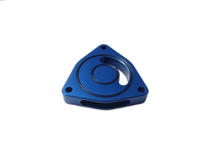 Torque Solution Blow Off BOV Sound Plate (Blaue Ausführung)