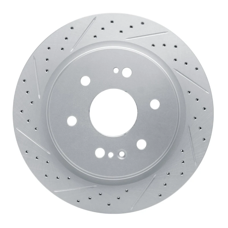 DFC 19-26 Cadillac Escalade Rear Left Drilled & Slotted Geoperformance Rotor