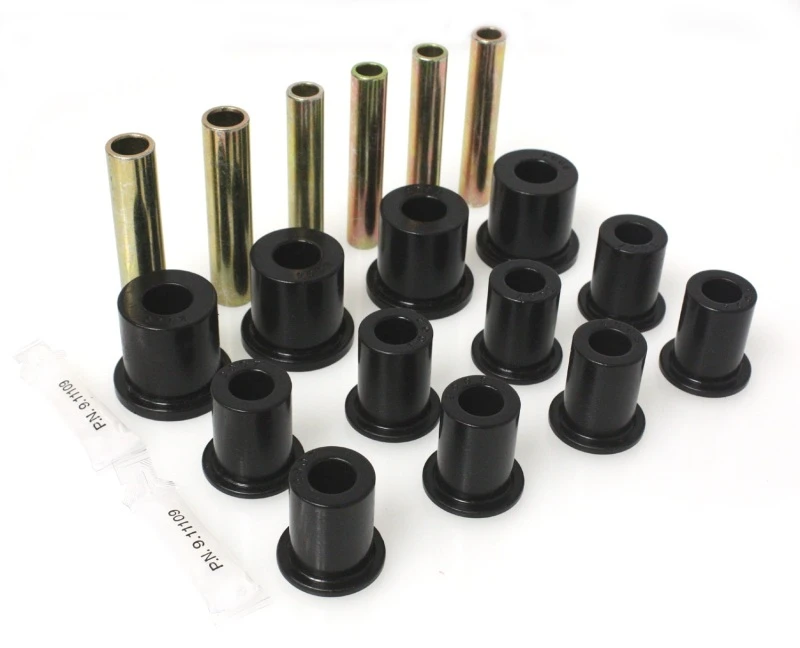 Energy Suspension 71-87 Blazer/Denali XL/Suburban/Yukon XL / 71-87 1/2ton/3/4ton/1ton Schwarzes Vorderes Blattfederbuchsen-Set