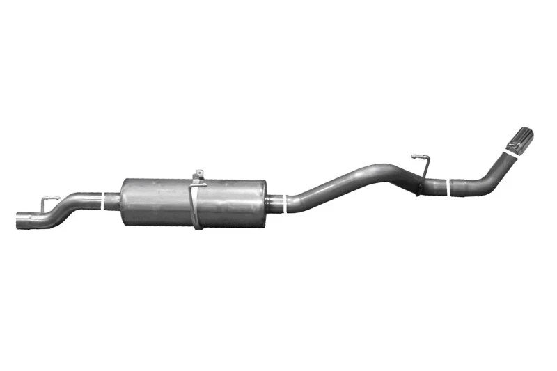 Gibson 06-08 Cadillac STS V 4.4L 2,5 Zoll Axle-Back-Doppelauspuff - aluminisiert