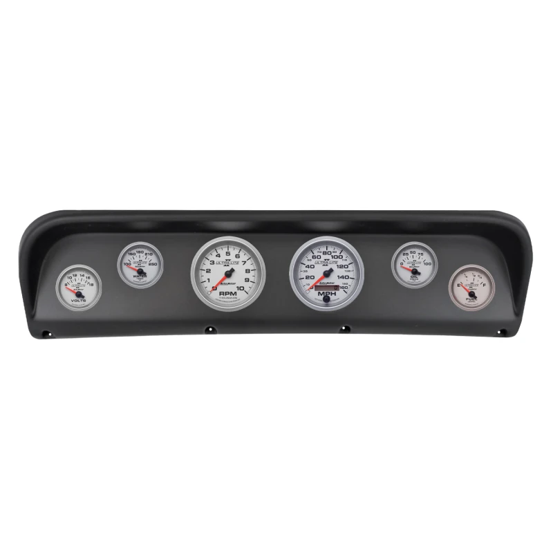 Autometer Ultra-Lite II Direct Fit Dash Kit 67-72 Ford F100 (2 x 3-3/8in. / 4 x 2-1/16in.)