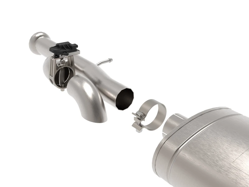 aFe Gemini XV 3 Zoll 304 SS Kat-Back Auspuff mit Cutout 09-18 GM Trucks 4.3L/4.8L/5.3L mit schwarzen Tips