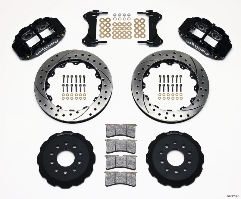 Wilwood Narrow Superlite 6R Front Hat Kit 13,06 Zoll gebohrt 98-02 Camaro/Firebird