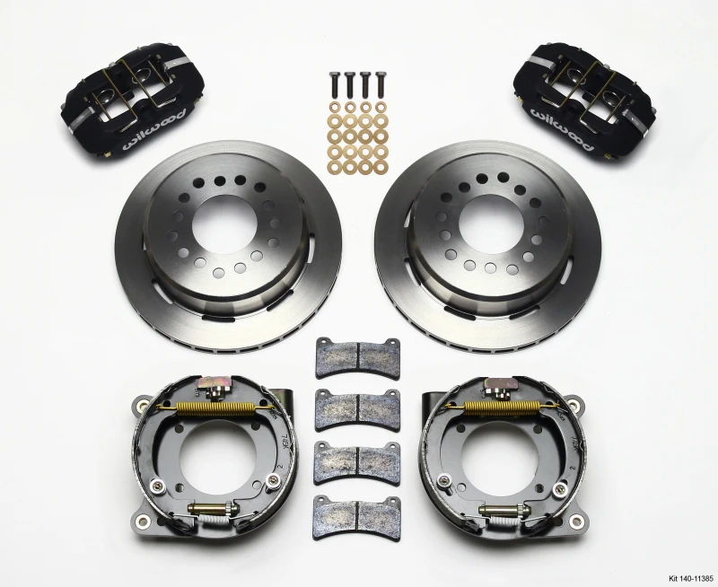 Wilwood Dynapro Low-Profile 11,00 Zoll P-Bremse Kit Chevy C-10 2,42 Offset 5-Loch
