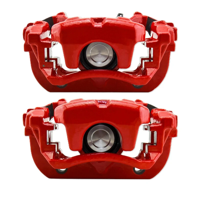 Power Stop 21-24 Toyota Venza Rear Red Caliper w/Bracket (Pair)