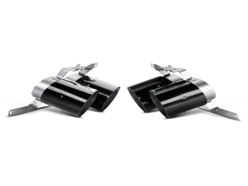 Akrapovic 10-14 Lamborghini Gallardo LP 570-4 Coupe/Spyder Tail Pipe Set (Carbon)