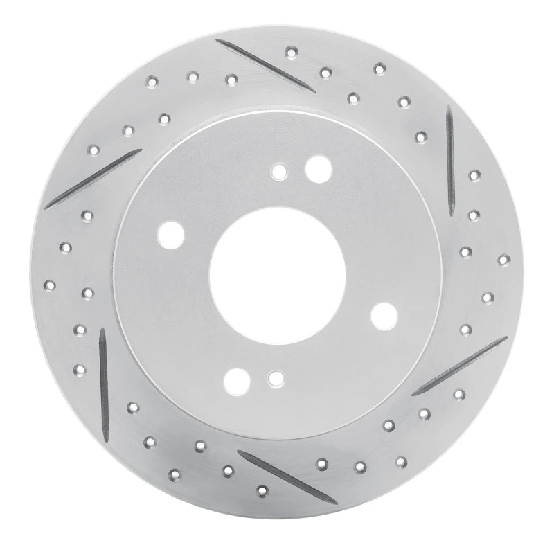DFC 90-06 Infiniti G20 Rear Right Drilled & Slotted Geoperformance Rotor