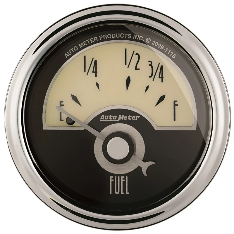 AutoMeter-Benzinspiegel 2-1/16 Zoll, 73 Ohm(e) bis 10 Ohm(f) Elektrisch Cruiser Ad