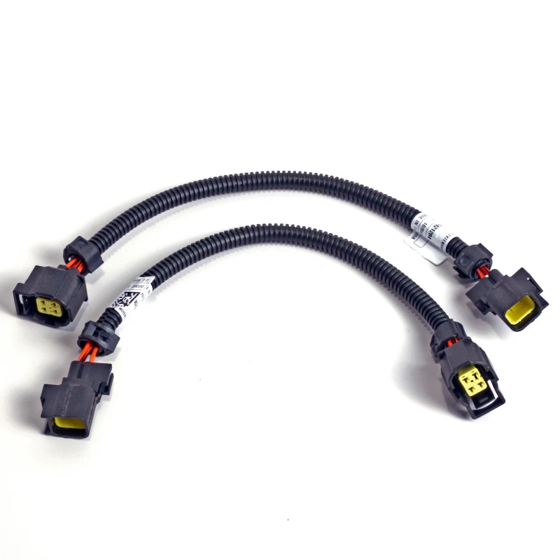 BBK 05-20 Dodge 6.1L/6.2L/6.4L Hinterer O2-Sensor-Verlängerung 4 Pin Quadrat-Stil 24 Zoll (Paar)