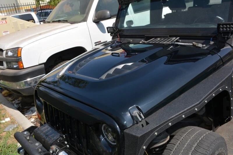DV8 Offroad Haube 10th Anniversary für 07-18 Jeep Wrangler JK Rubicon