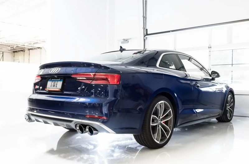 AWE Tuning Audi B9 S5 Coupe 3.0T Track Edition Abgasanlage - Chromsilber Spitzen (102mm)