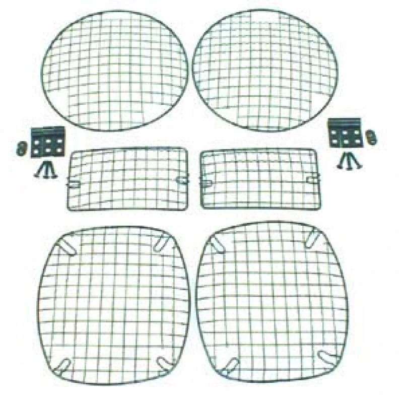 Rugged Ridge 97-06 Jeep Wrangler TJ Black Stone Guard Set