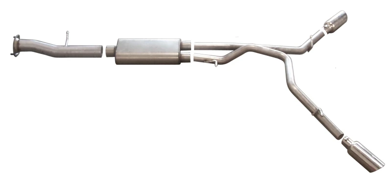 Gibson 2007 Hummer H2 Basis 6.0L 2.25in Cat-Back Dual Extreme Auspuff - Edelstahl