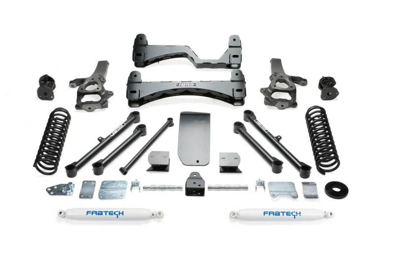 Fabtech 13-18 Ram 1500 4WD 6-Zoll-Basis-System mit Performance-Stoßdämpfern