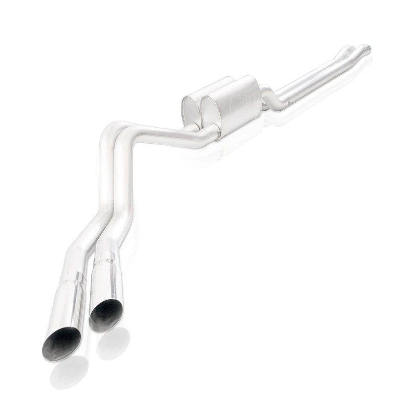 Stainless Works 15-19 Ford F150 5.0L Legend Nachmarkt-Verbindung Dual 3,5 Zoll seitlicher Ausgang polierte Spitzen