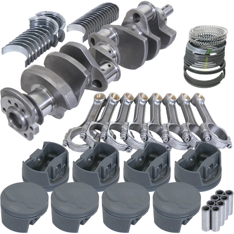 Eagle Chevy 400 3.750in Kurbelwelle 5.700in I-Träger Pleuel -5cc Flachkolben 4.125in Kolben Rotierende Baugruppe