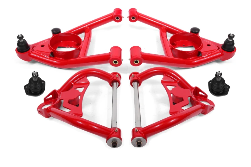 BMR 64-72 A-Body Upper And Lower A-Arm Kit - Red