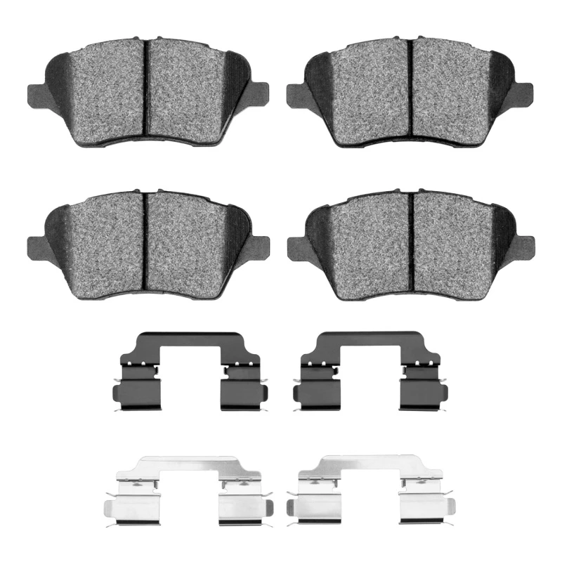 DFC 14-23 Ford Transit Courier (Mexico) Front Euro 5000 Ceramic Brake Pads and Hardware Kit