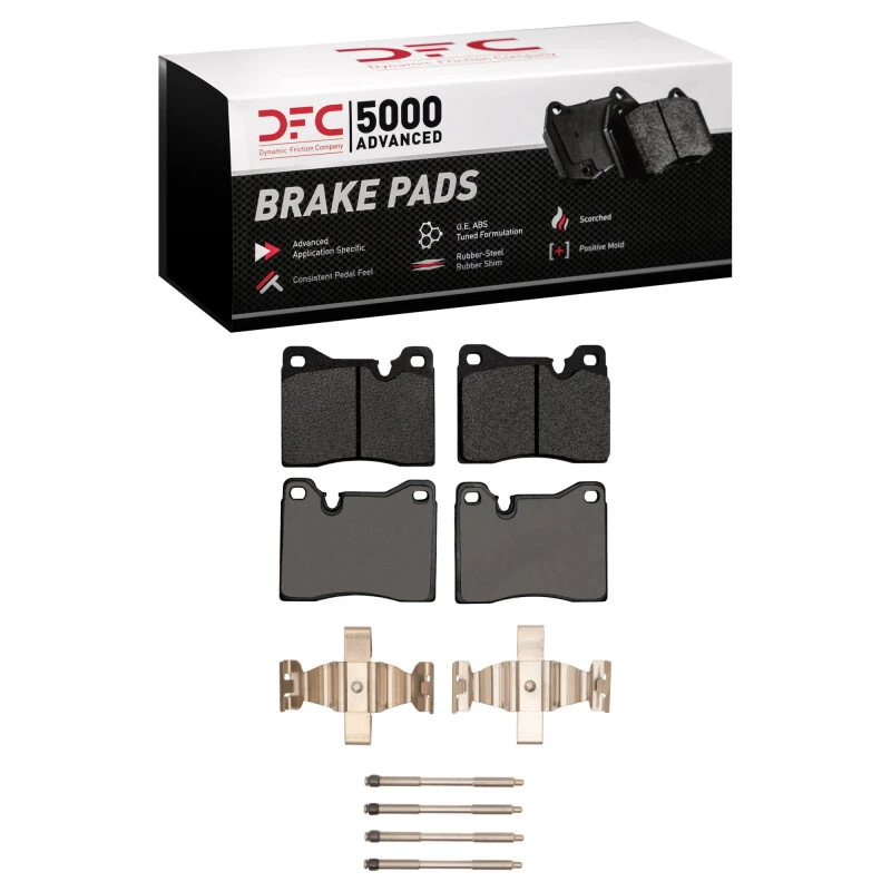 DFC 87-88 BMW M6 Front 5000 Advanced Low Metallic Brake Pads and Hardware Kit