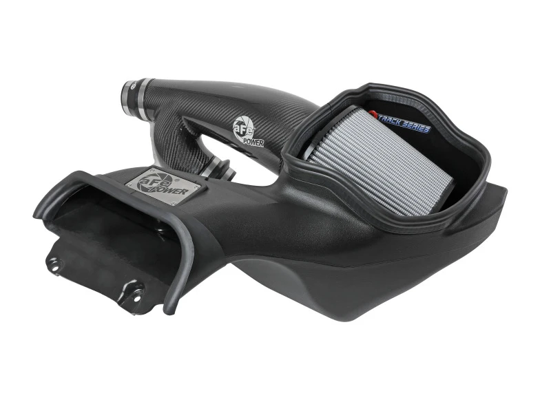 aFe 17-20 Ford F-150/Raptor Track Series Carbon Fiber Kaltluft-Einlasssystem mit Pro DRY S Filtern