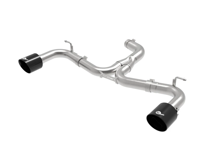 aFe 18-20 VW GTI (MK7.5) 2.0L MACH Force-Xp 3 Zoll auf 2,5 Zoll 304 SS Axle-Back Auspuff-System-Schwarze Endstücke