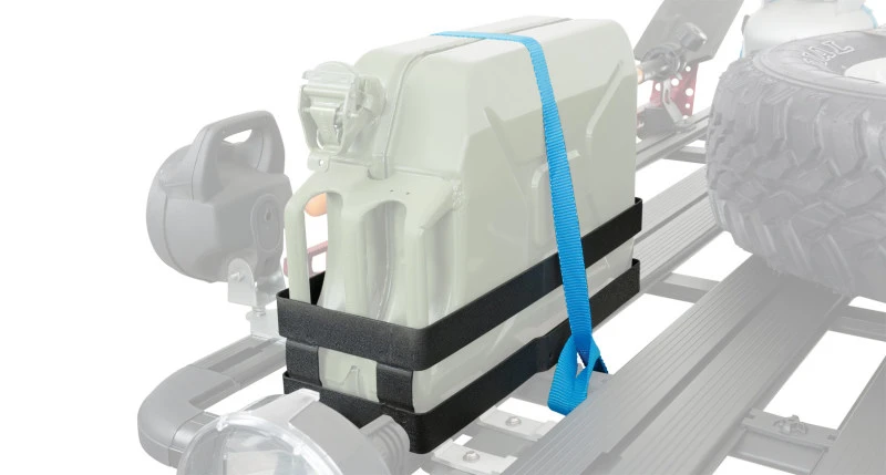 Rhino-Rack Horizontaler Jerry Can Halter (Pioneer/Alloy Tray)